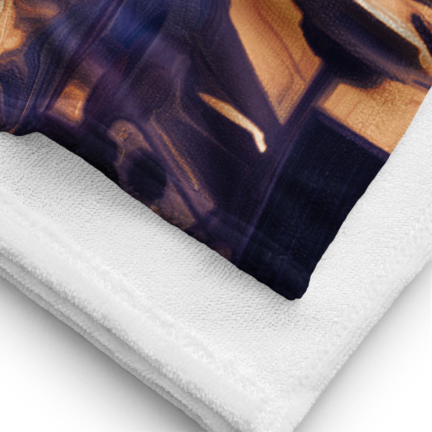 The Sleeping Yachts (at Sunset) - Beach Towel - iSAW Company
