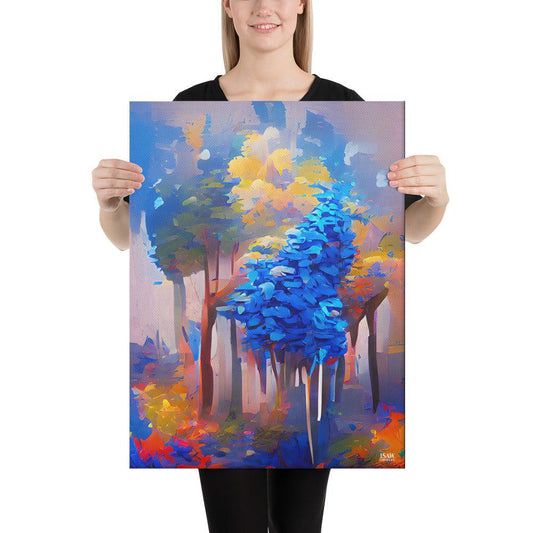 Blue Autumn - Canvas Print - iSAW Company