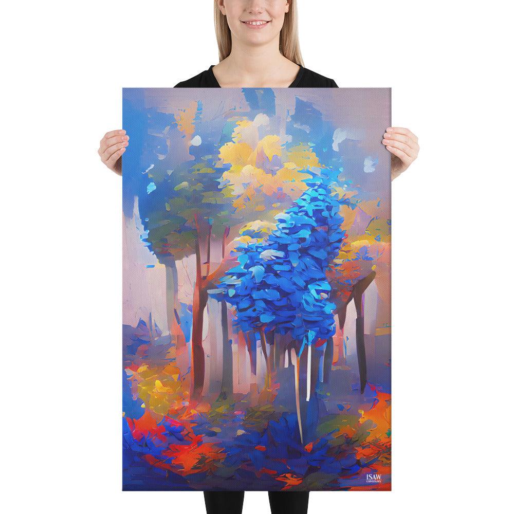 Blue Autumn - Canvas Print - iSAW Company