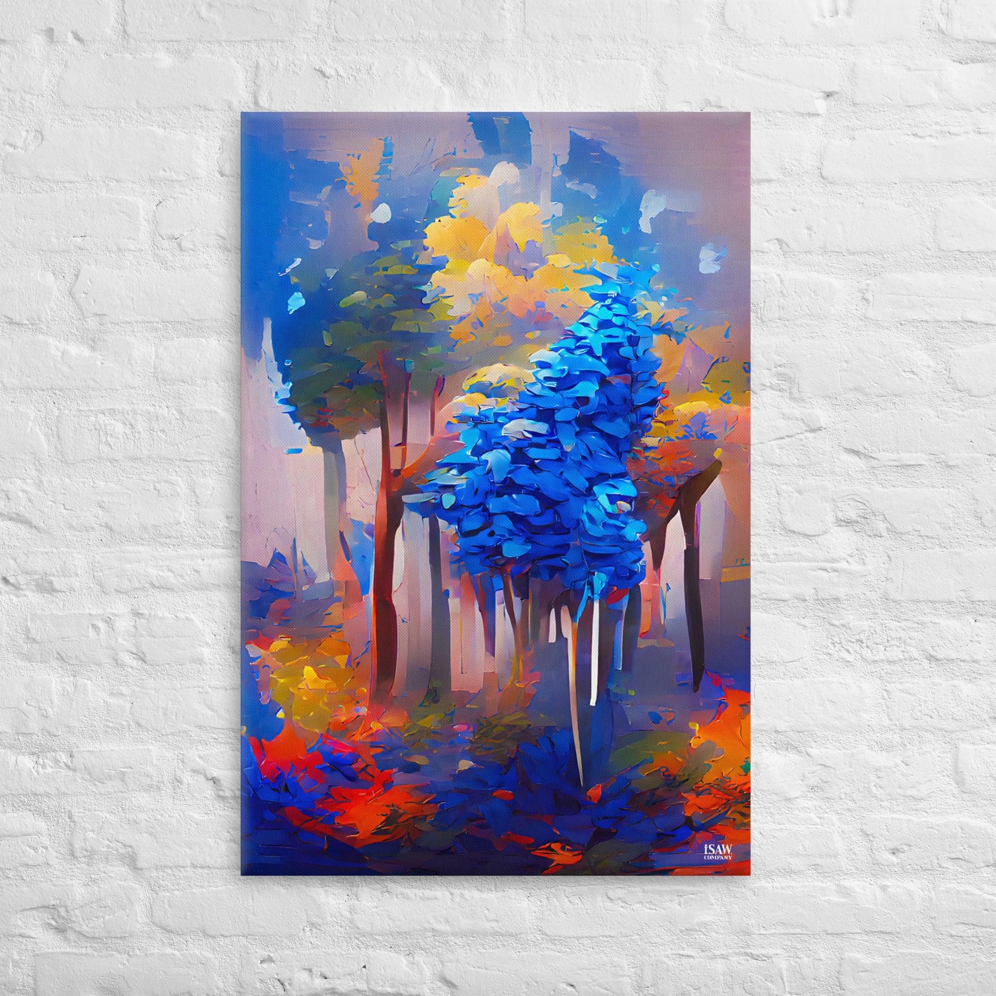 Blue Autumn - Canvas Print - iSAW Company