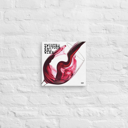 Twisted Flavour Red Wine - Canvas Print - iSAW Company