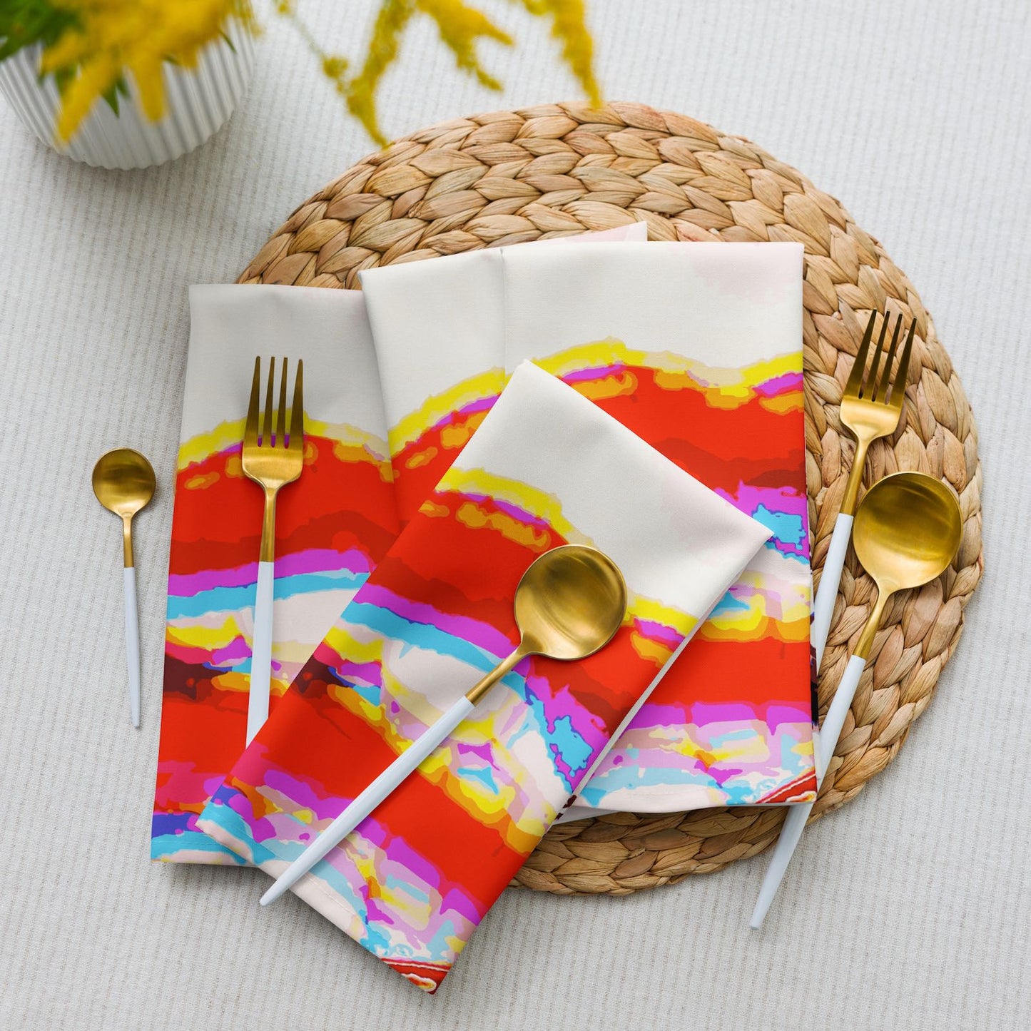 Miss Talk A Lot - Cloth Napkin Set - iSAW Company