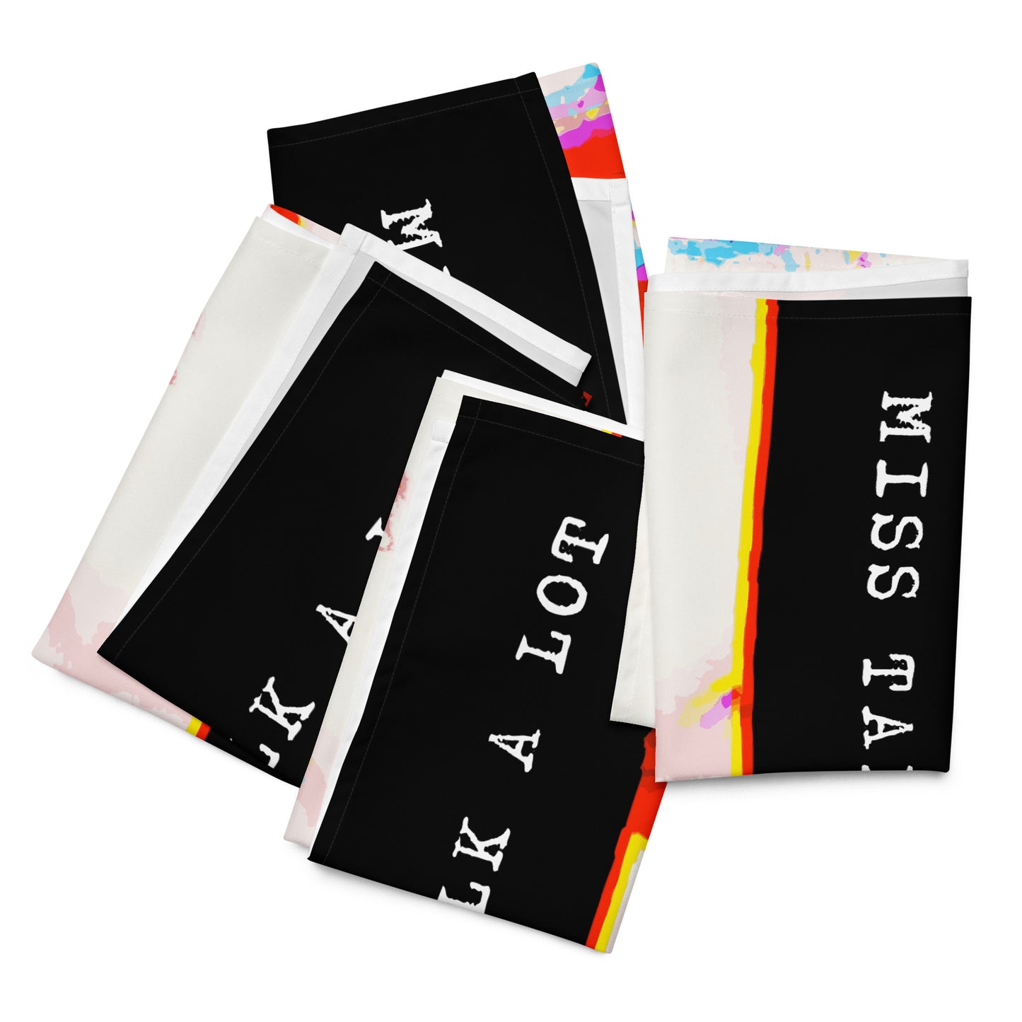 Miss Talk A Lot - Cloth Napkin Set - iSAW Company