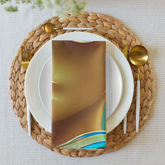 Retro Cool Blue - Cloth Napkin Set - iSAW Company