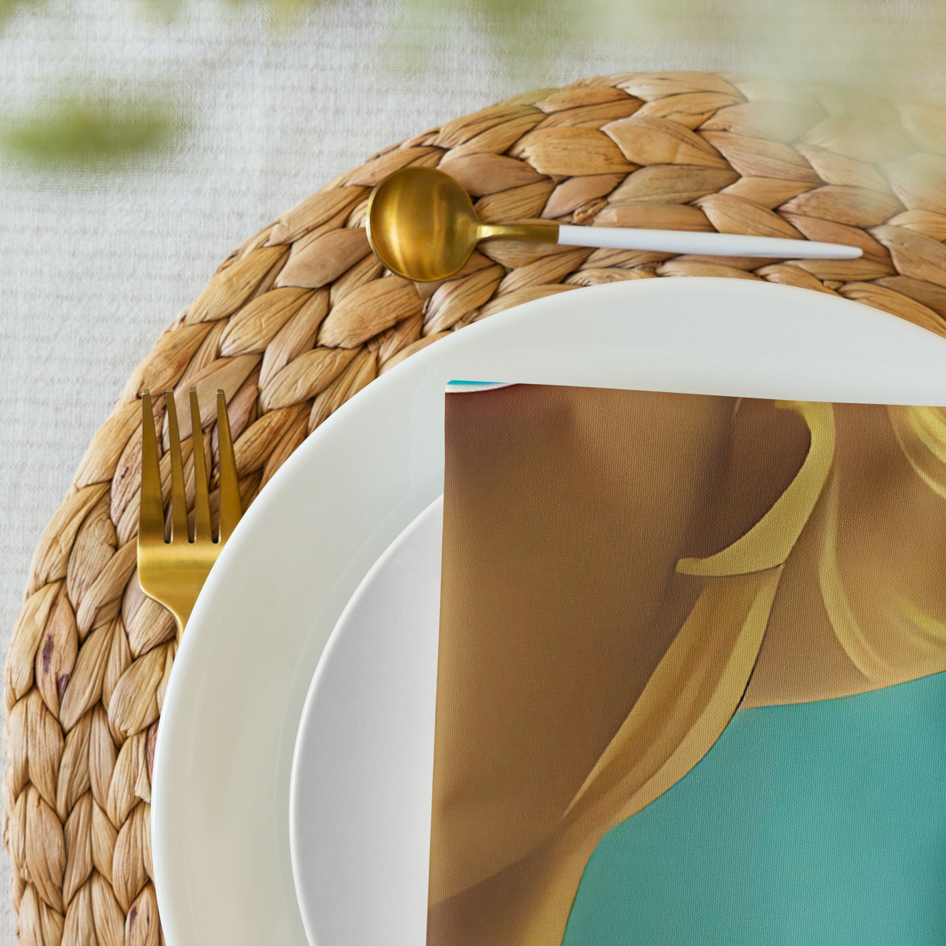 Retro Cool Blue - Cloth Napkin Set - iSAW Company