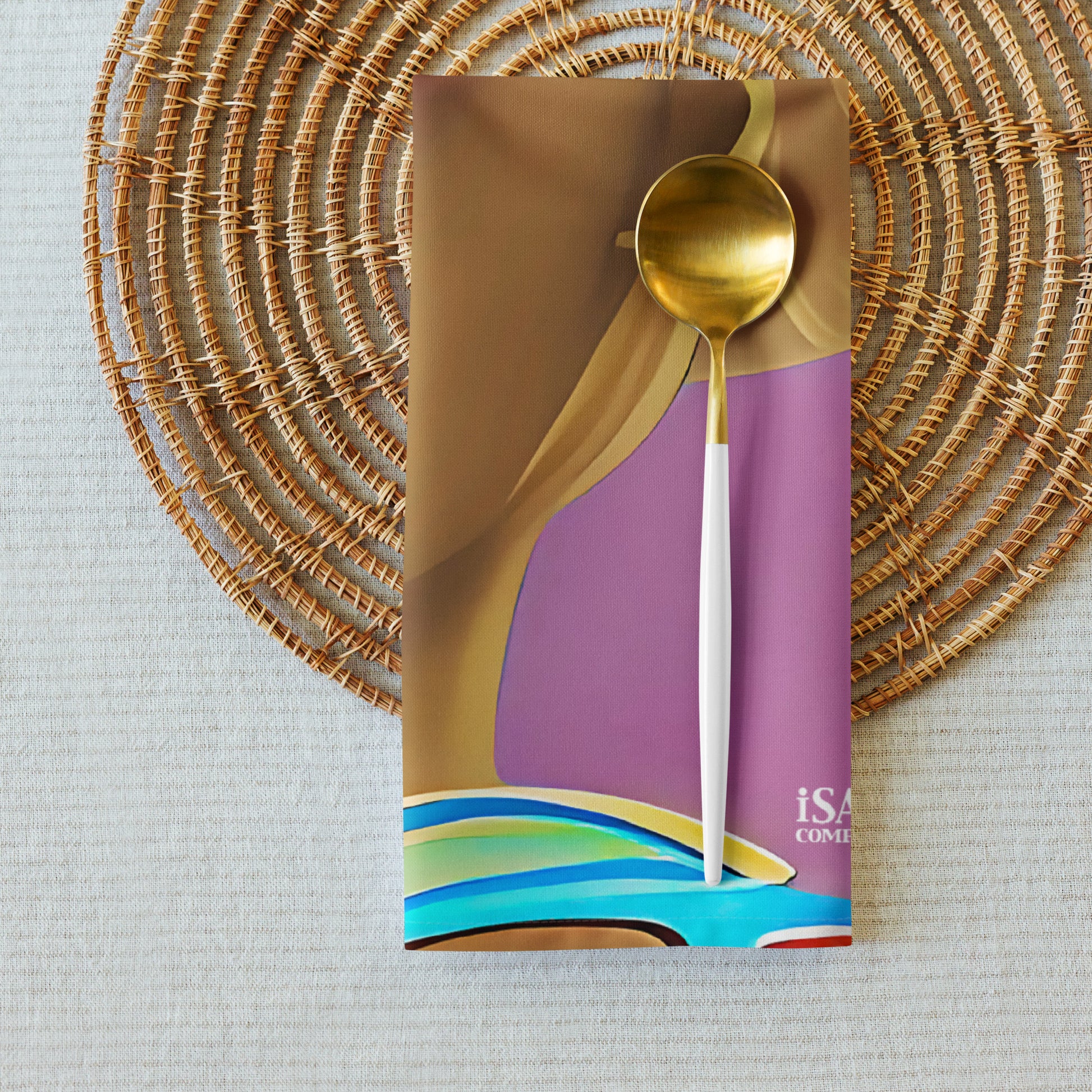 Retro Cool Pink - Cloth Napkin Set - iSAW Company