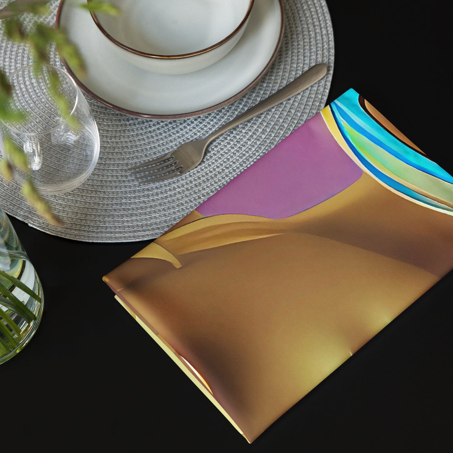 Retro Cool Pink - Cloth Napkin Set - iSAW Company