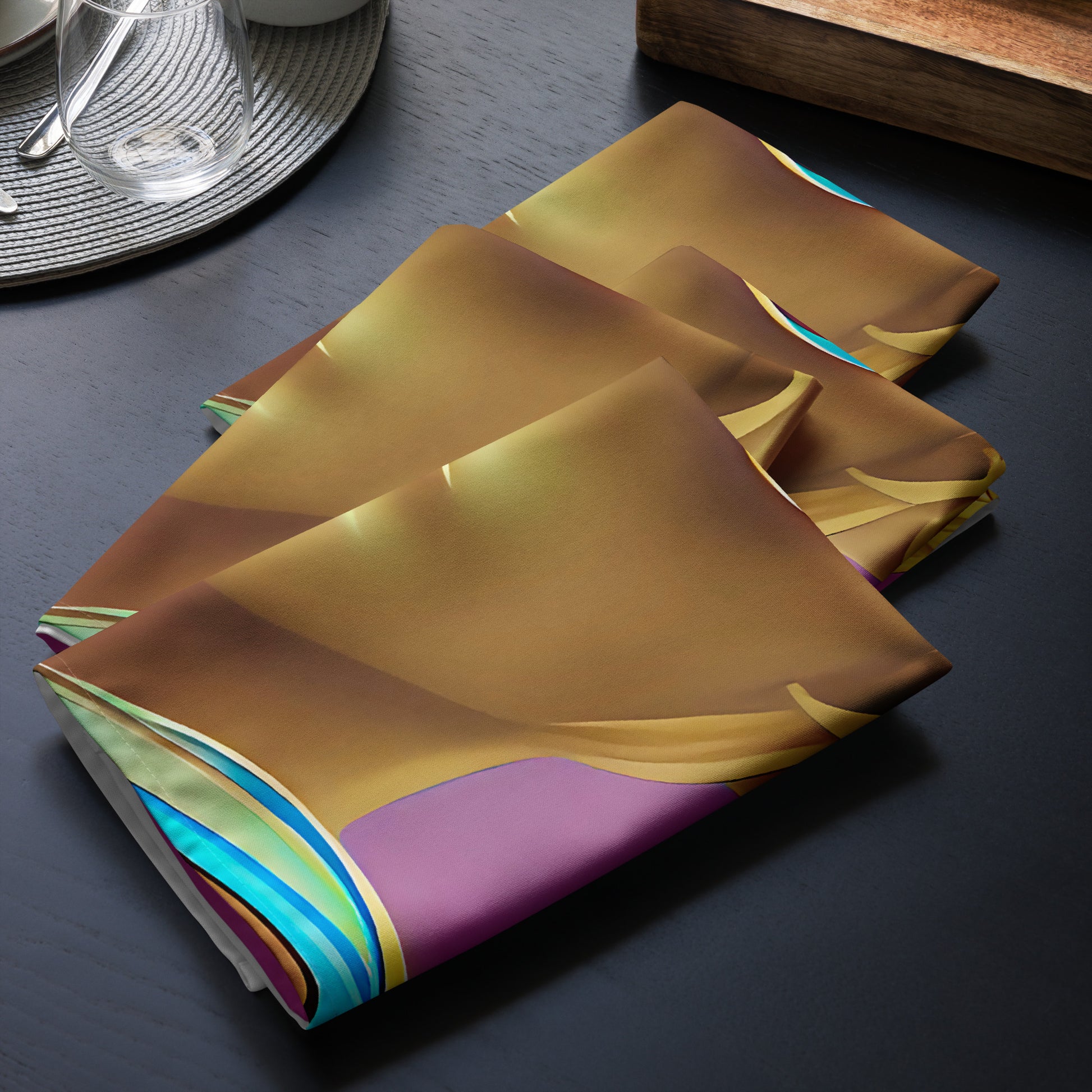 Retro Cool Pink - Cloth Napkin Set - iSAW Company