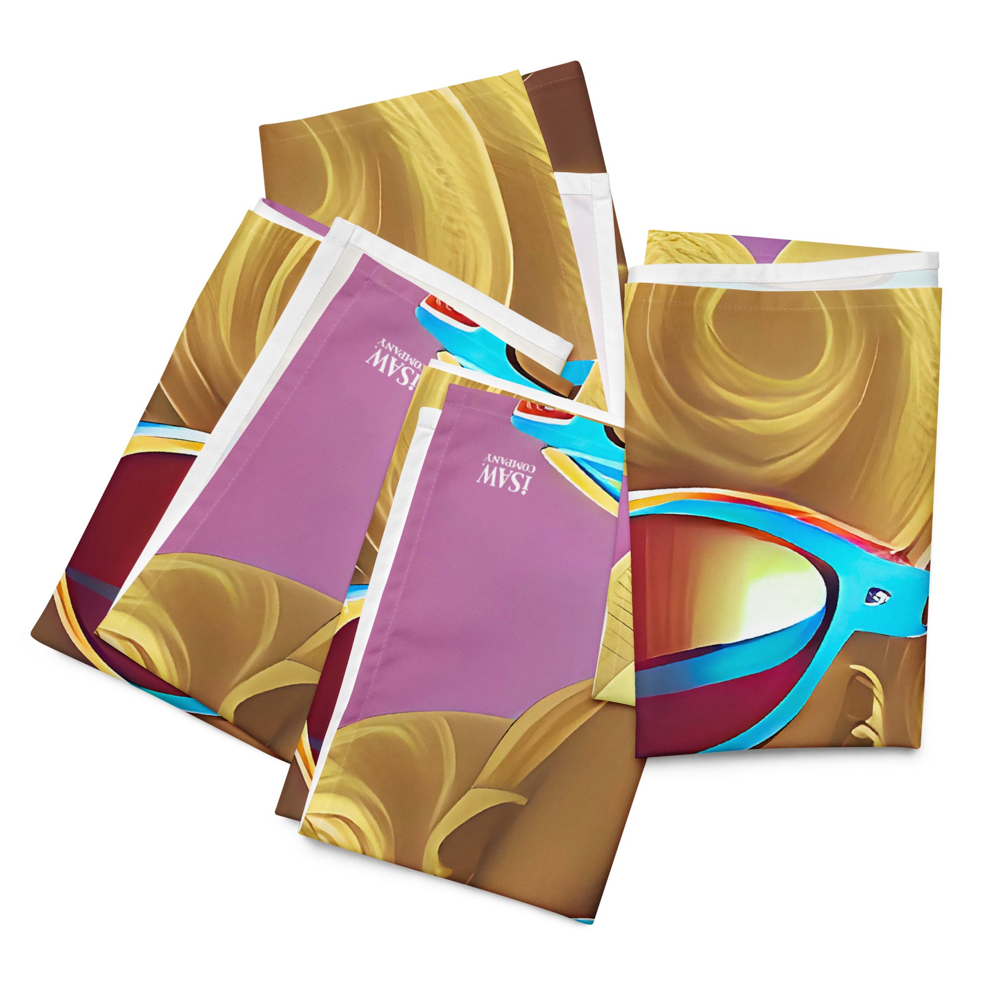 Retro Cool Pink - Cloth Napkin Set - iSAW Company