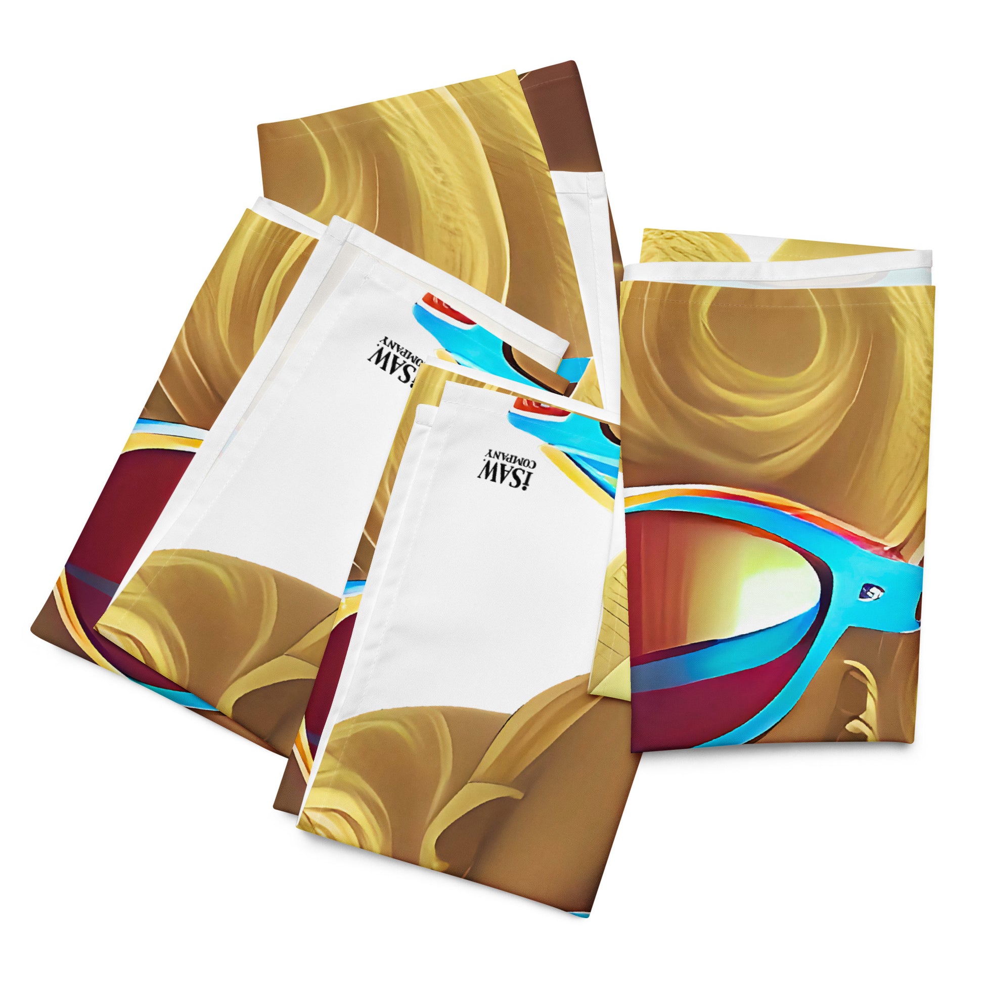 Retro Cool White - Cloth Napkin Set - iSAW Company