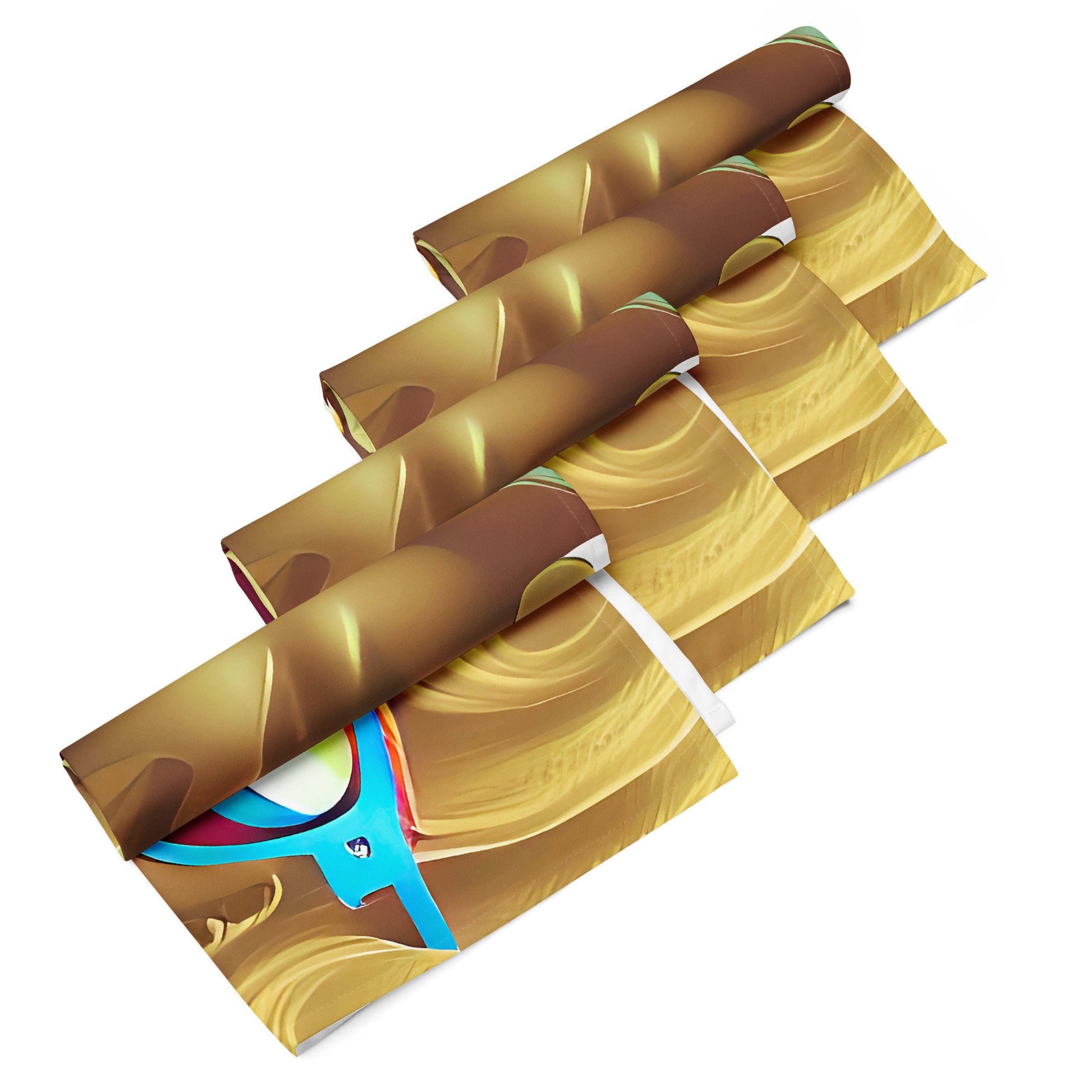 Retro Cool White - Cloth Napkin Set - iSAW Company