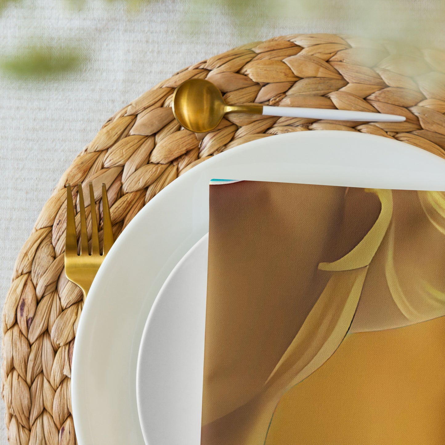 Retro Cool Orange - Cloth Napkin Set - iSAW Company