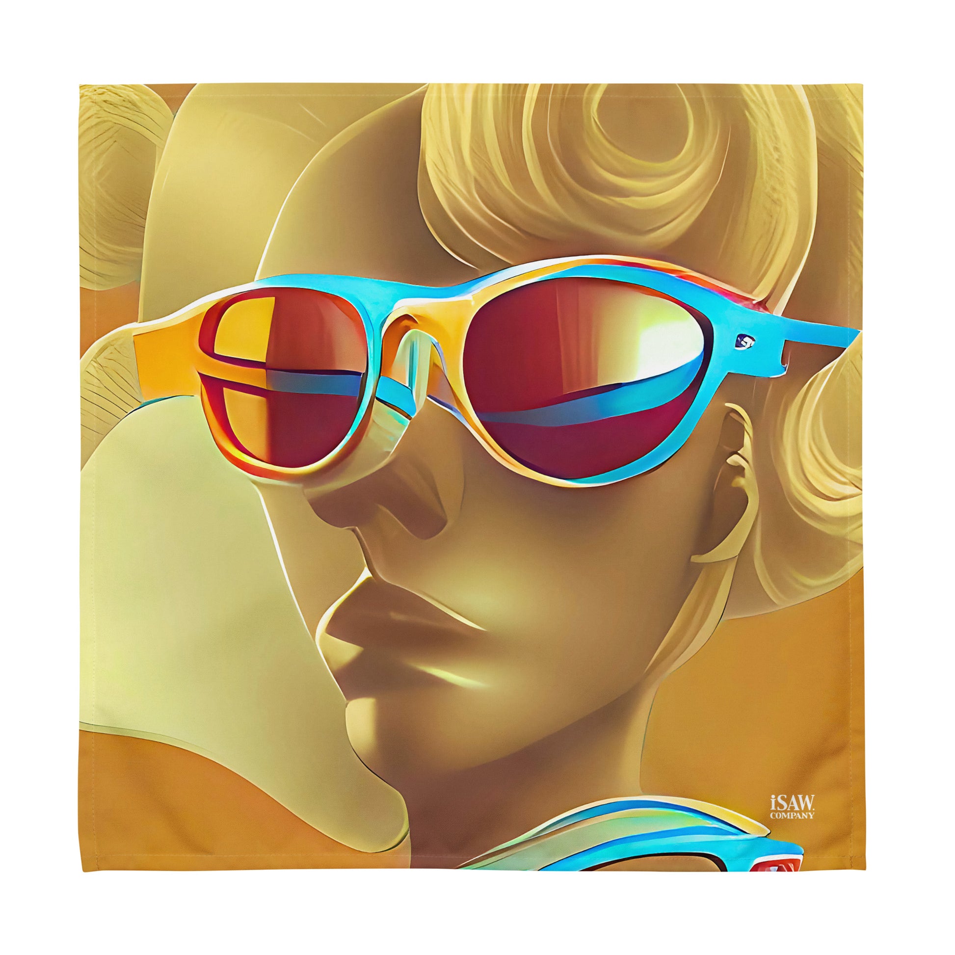 Retro Cool Orange - Cloth Napkin Set - iSAW Company