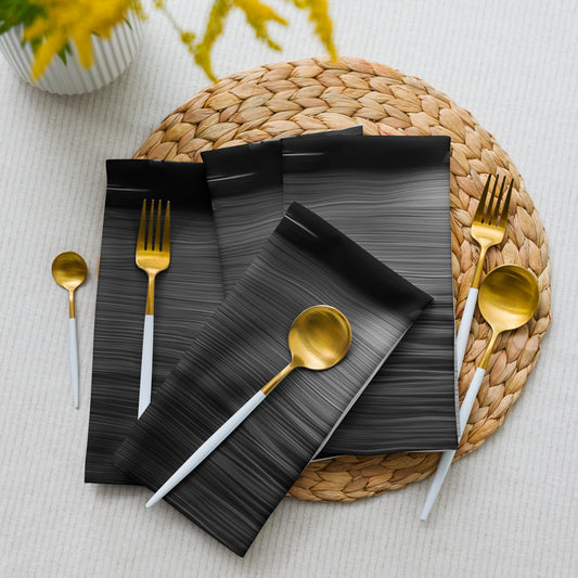 The Sleeping Yachts (at Night) - Cloth Napkin Set - iSAW Company