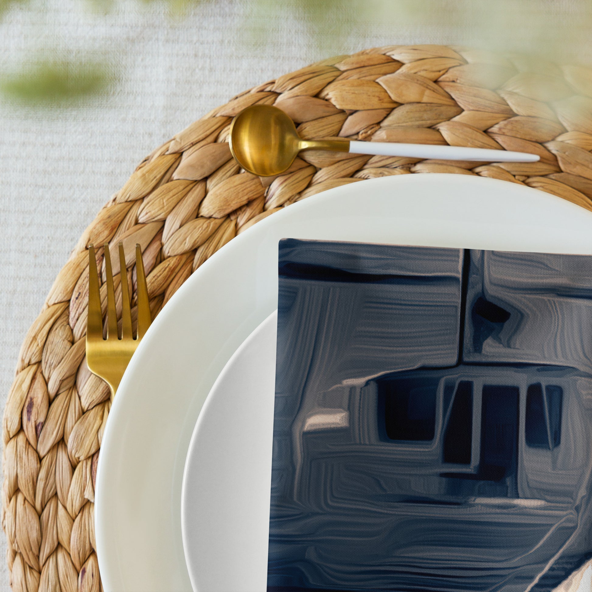 The Sleeping Yachts (at Sunrise) - Cloth Napkin Set - iSAW Company