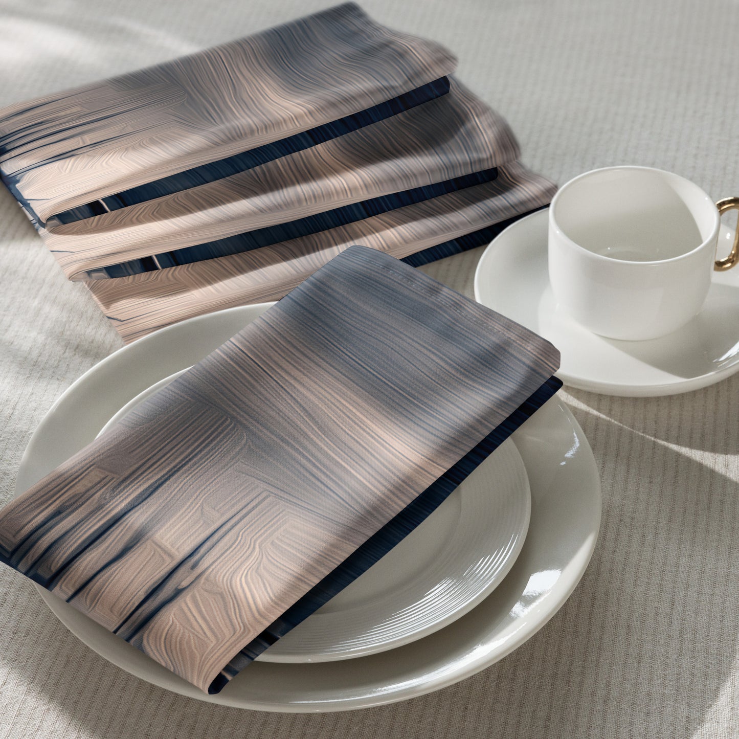 The Sleeping Yachts (at Sunrise) - Cloth Napkin Set - iSAW Company