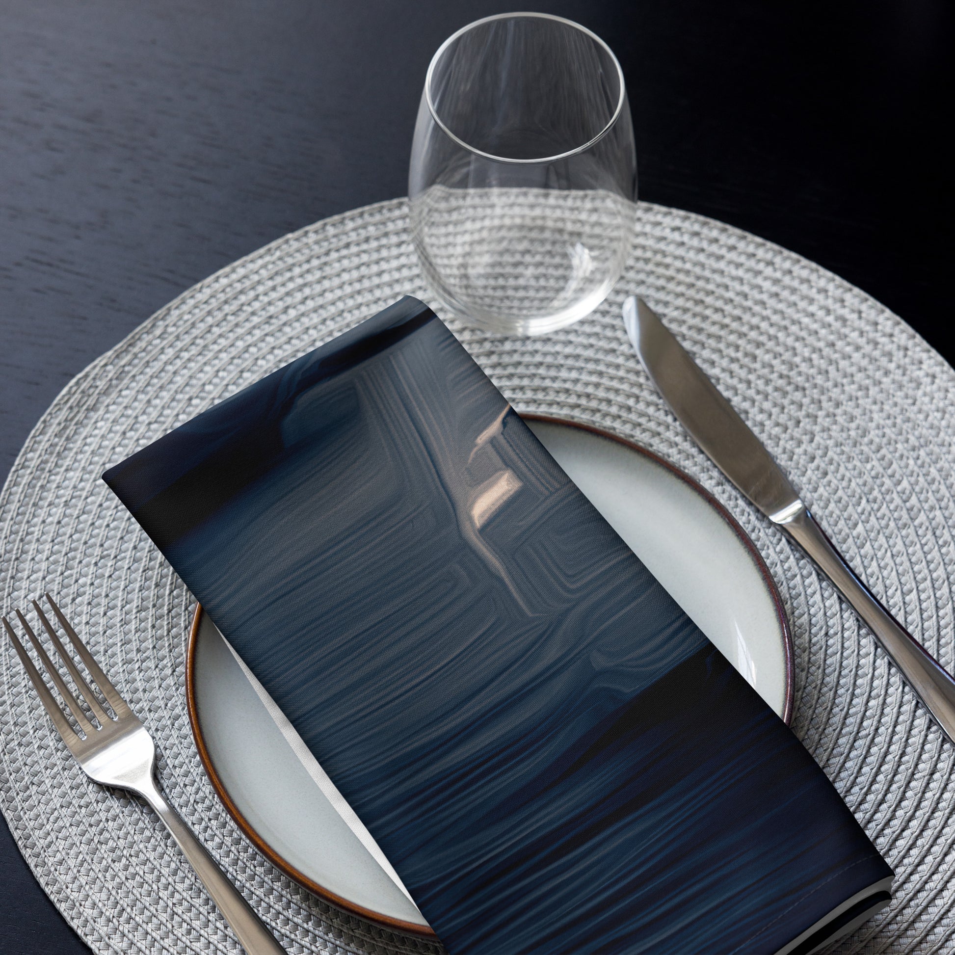 The Sleeping Yachts (at Sunrise) - Cloth Napkin Set - iSAW Company