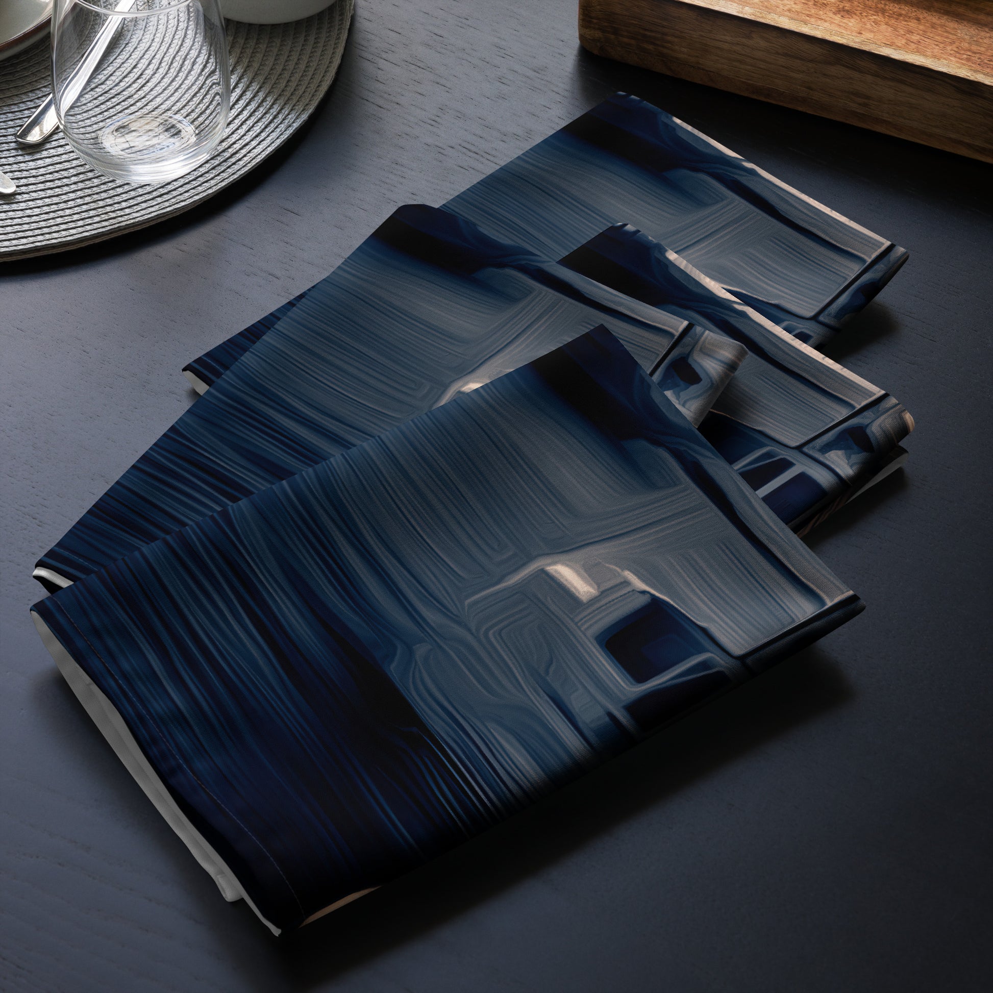 The Sleeping Yachts (at Sunrise) - Cloth Napkin Set - iSAW Company