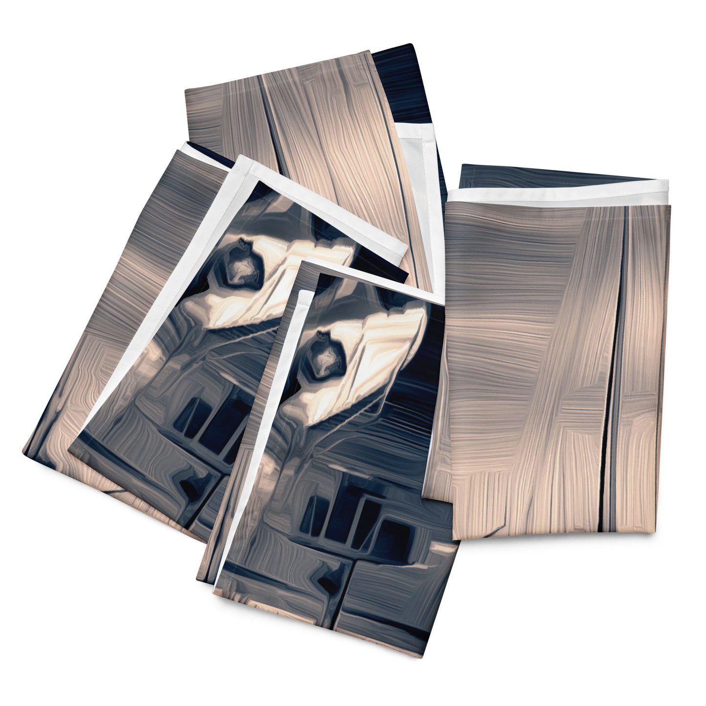 The Sleeping Yachts (at Sunrise) - Cloth Napkin Set - iSAW Company