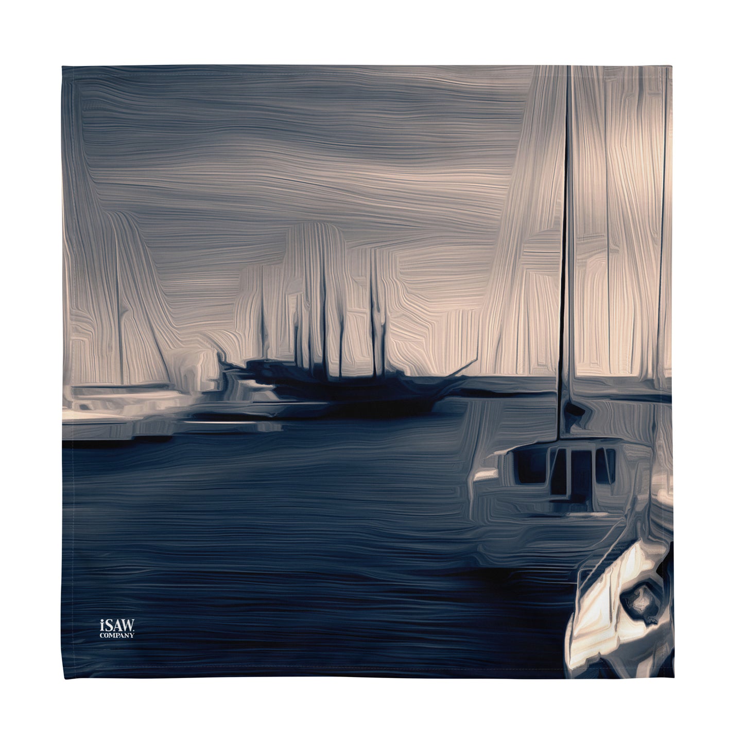 The Sleeping Yachts (at Sunrise) - Cloth Napkin Set - iSAW Company