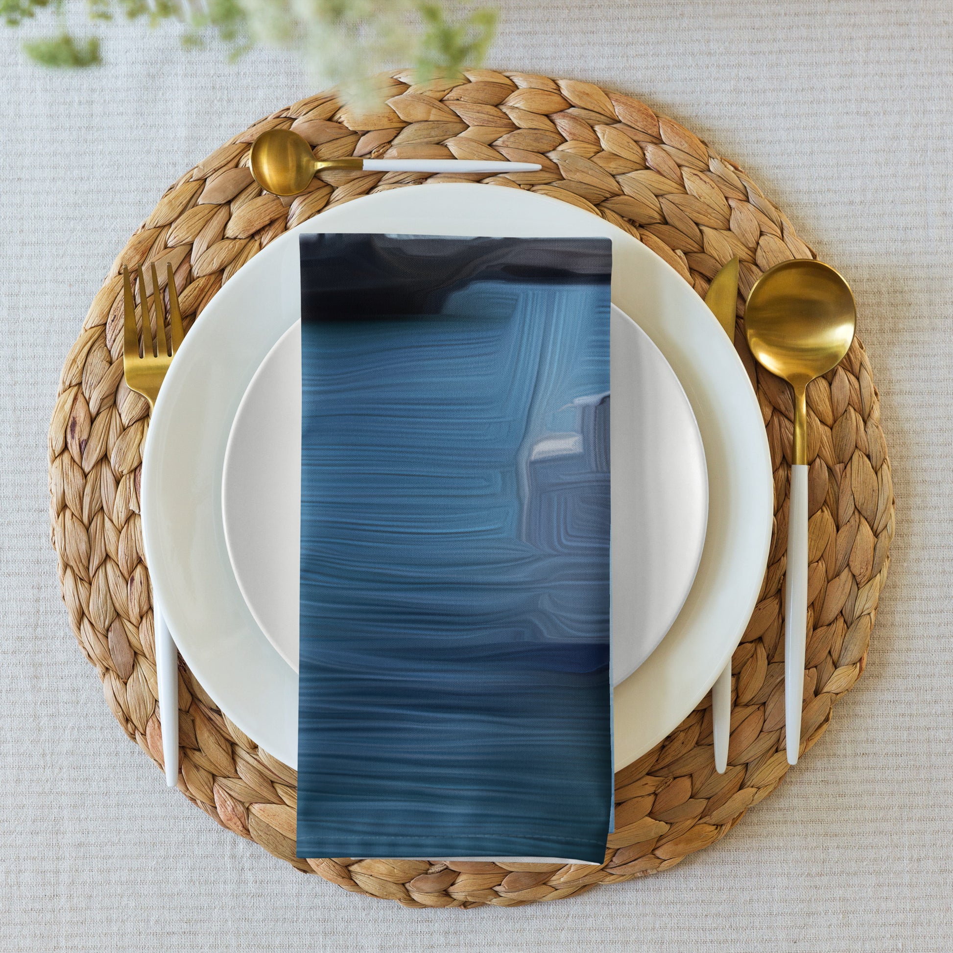 The Sleeping Yachts (at Morning) - Cloth Napkin Set - iSAW Company