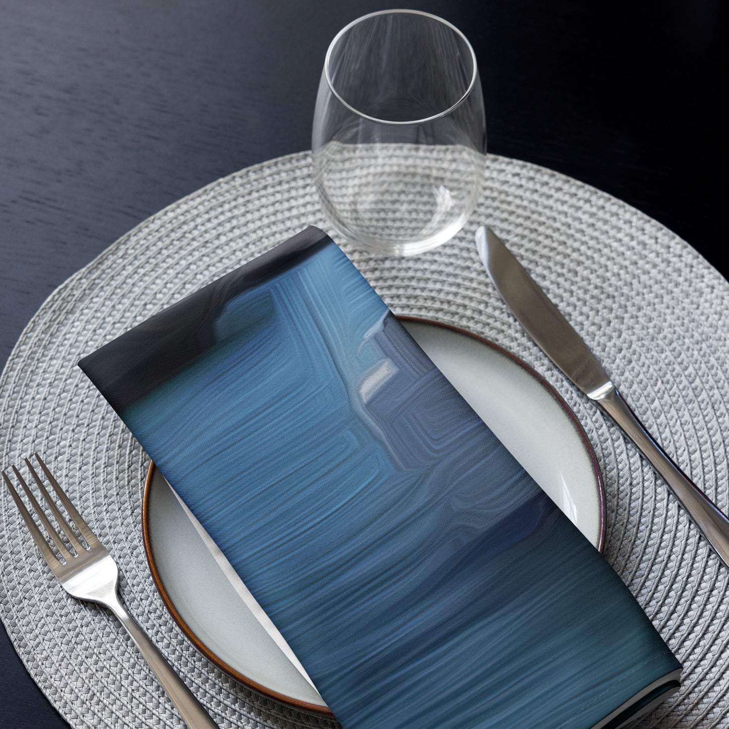 The Sleeping Yachts (at Morning) - Cloth Napkin Set - iSAW Company