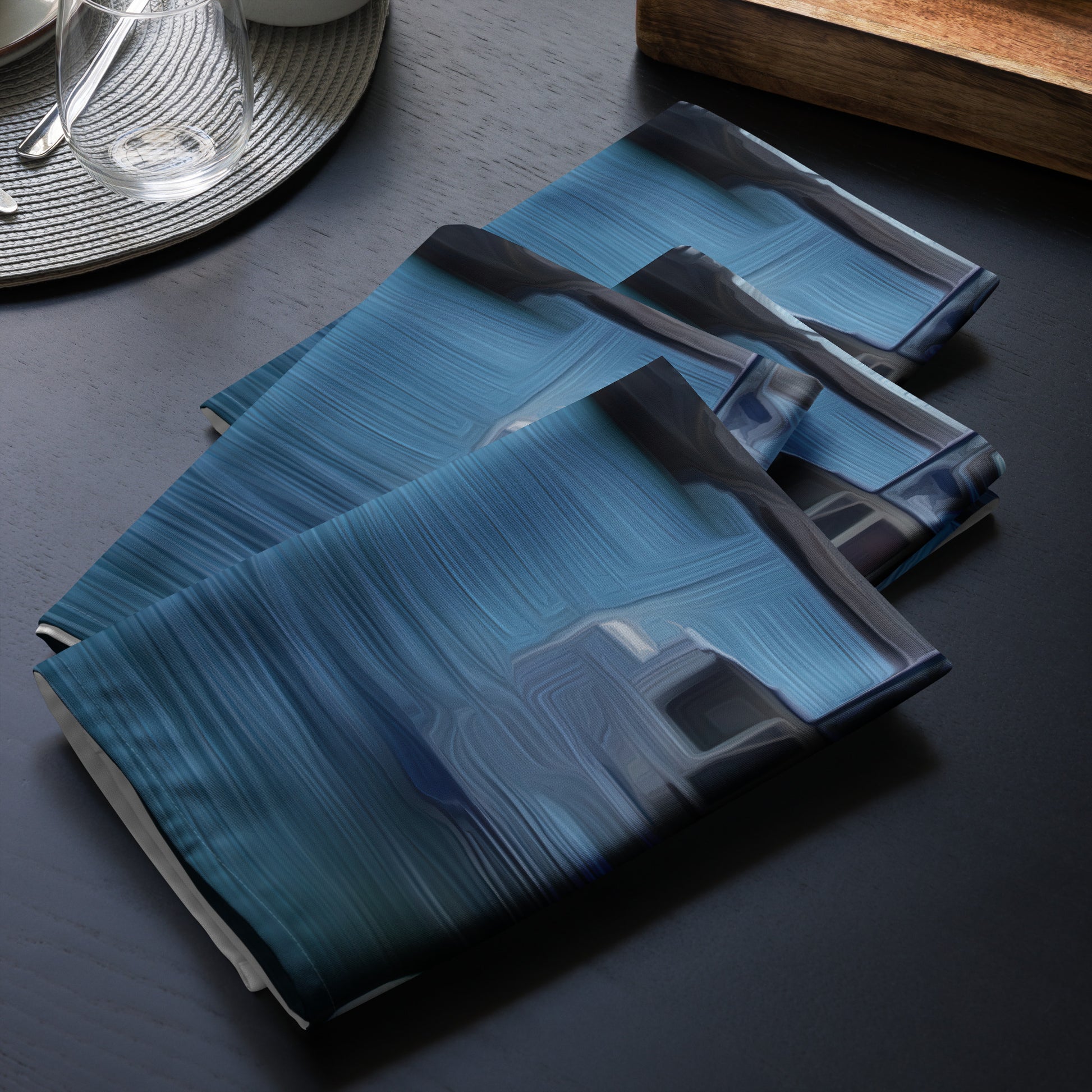 The Sleeping Yachts (at Morning) - Cloth Napkin Set - iSAW Company