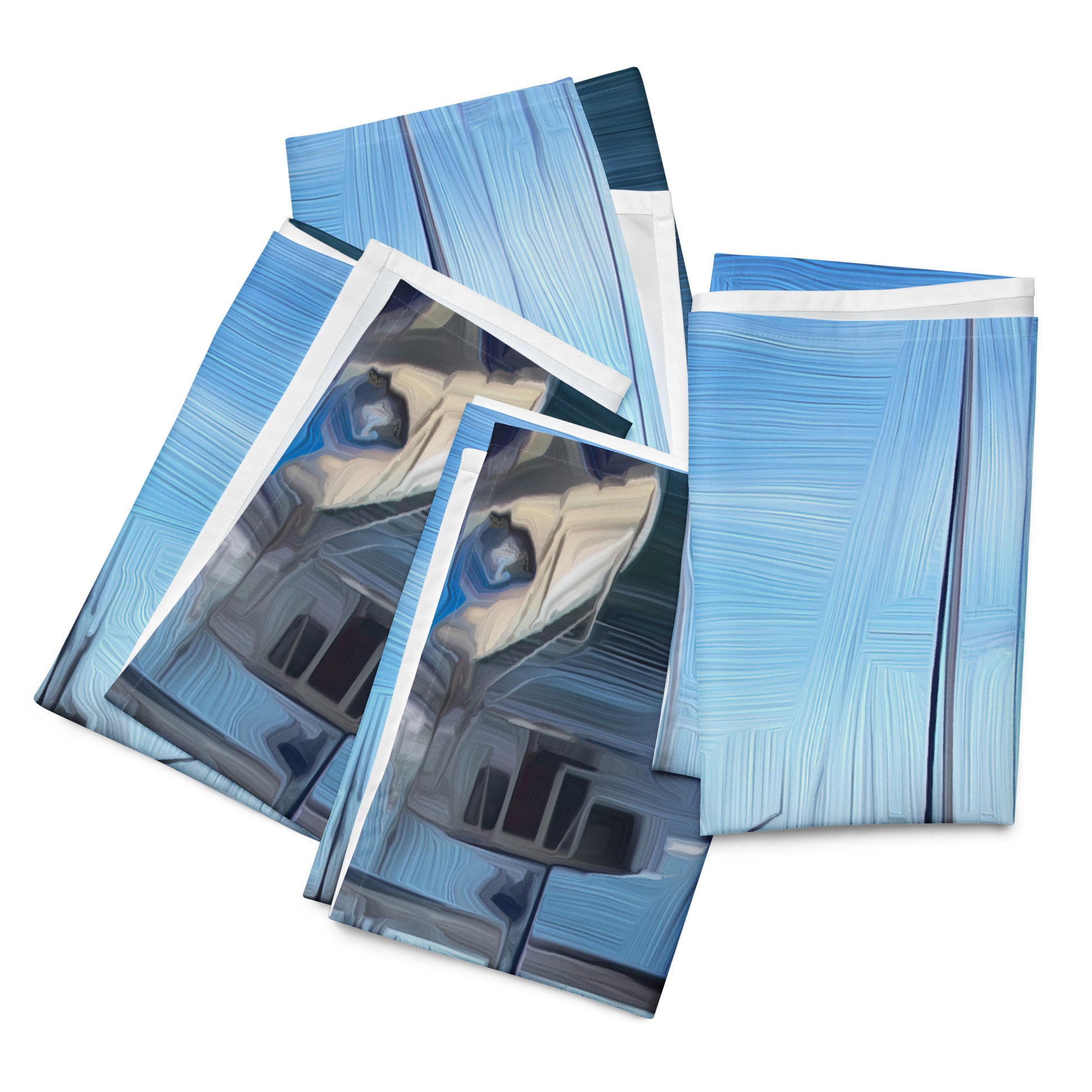 The Sleeping Yachts (at Morning) - Cloth Napkin Set - iSAW Company