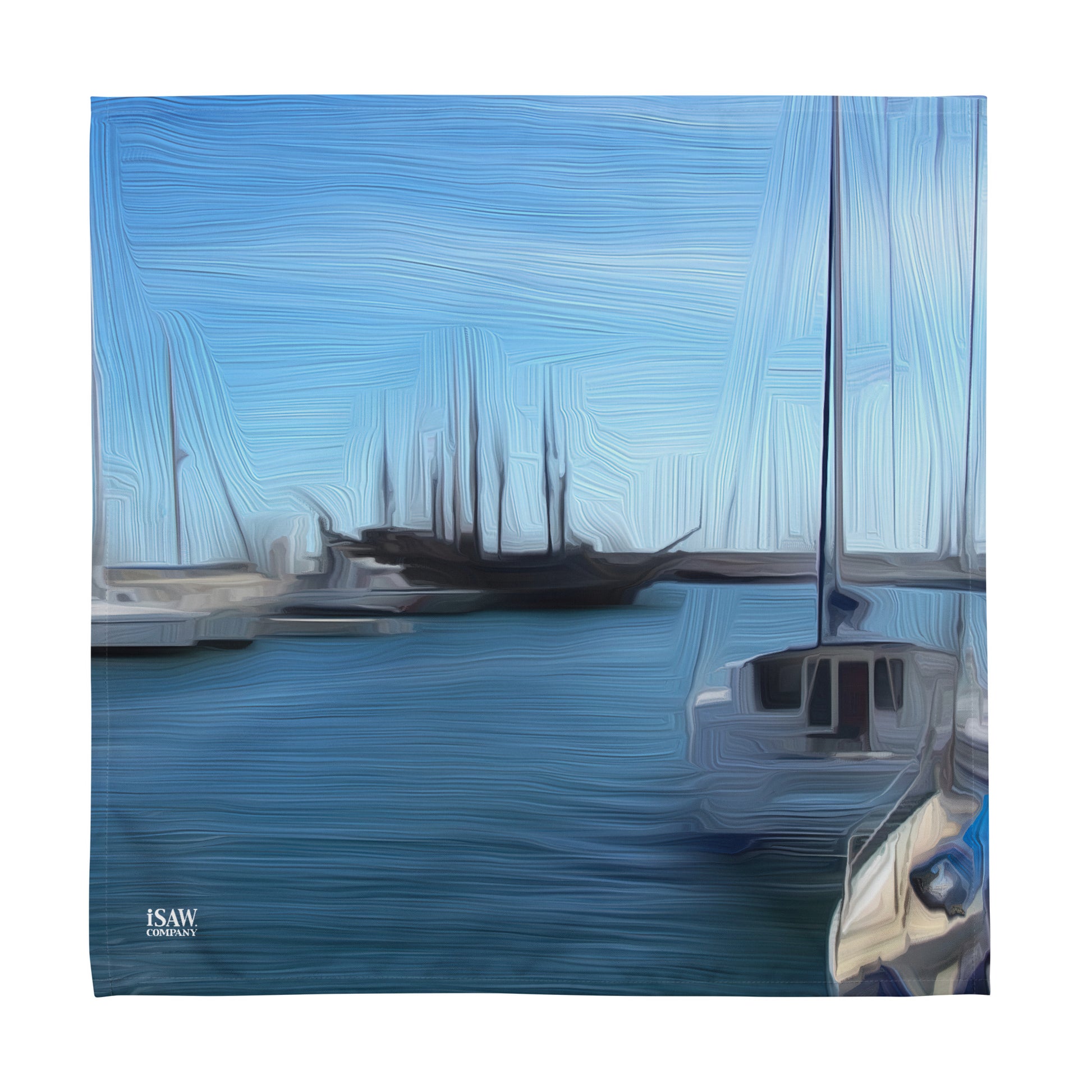 The Sleeping Yachts (at Morning) - Cloth Napkin Set - iSAW Company