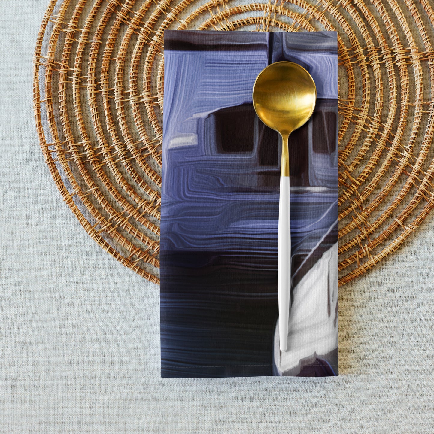 The Sleeping Yachts (at Afternoon) - Cloth Napkin Set - iSAW Company