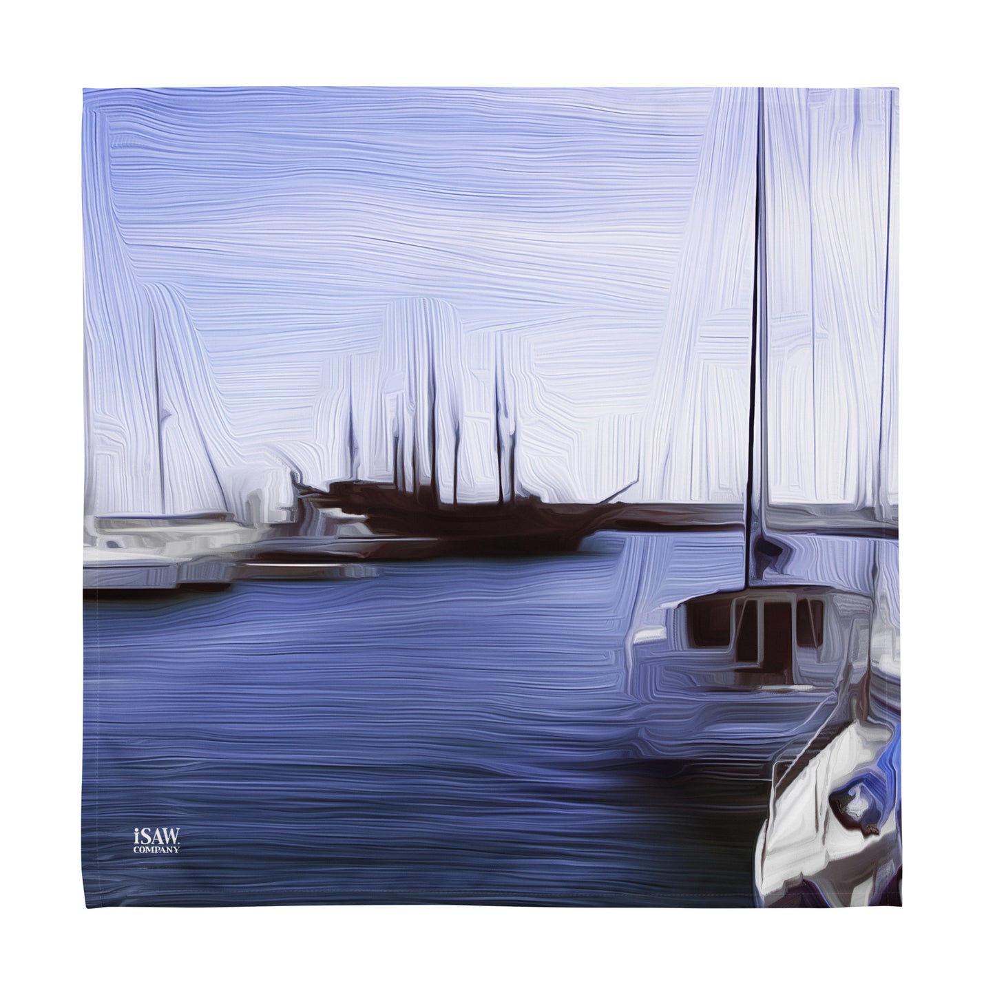 The Sleeping Yachts (at Afternoon) - Cloth Napkin Set - iSAW Company