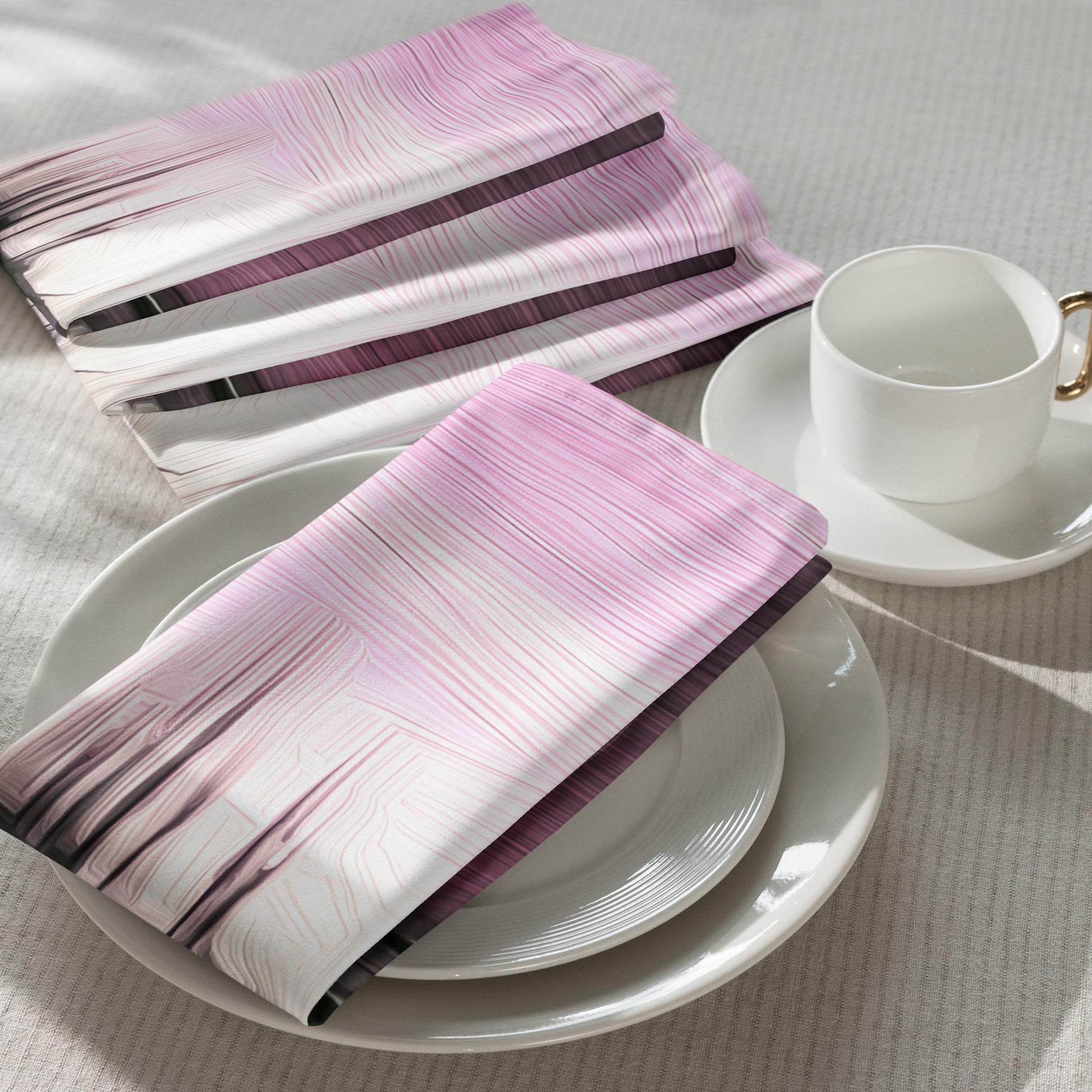 The Sleeping Yachts (at Evening) - Cloth Napkin Set - iSAW Company