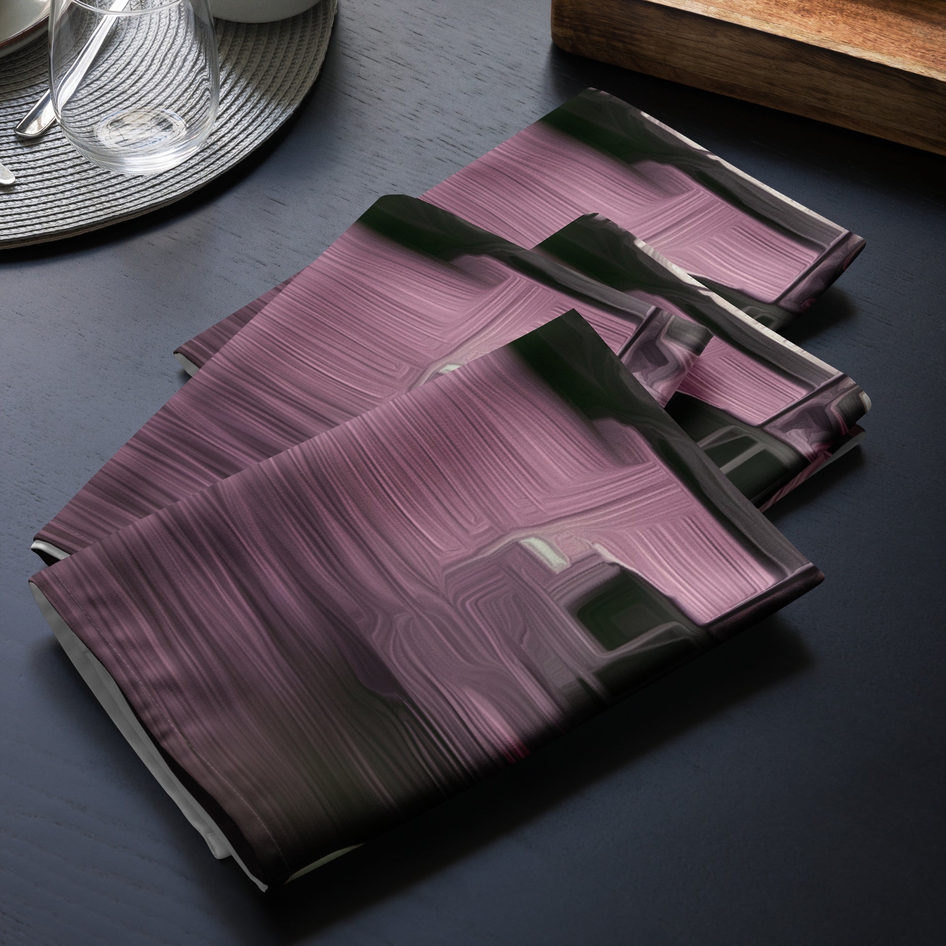 The Sleeping Yachts (at Evening) - Cloth Napkin Set - iSAW Company