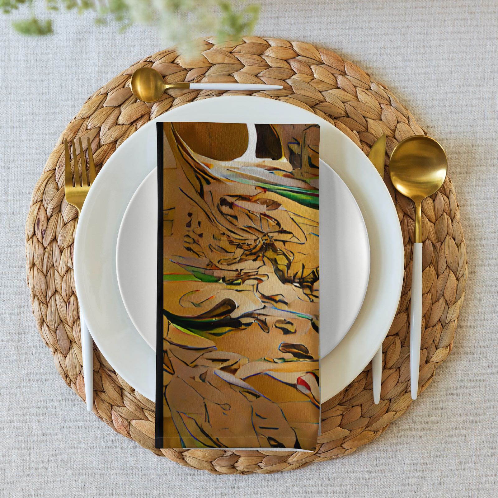 Half Black Half Gāolàng - Cloth Napkin Set - iSAW Company
