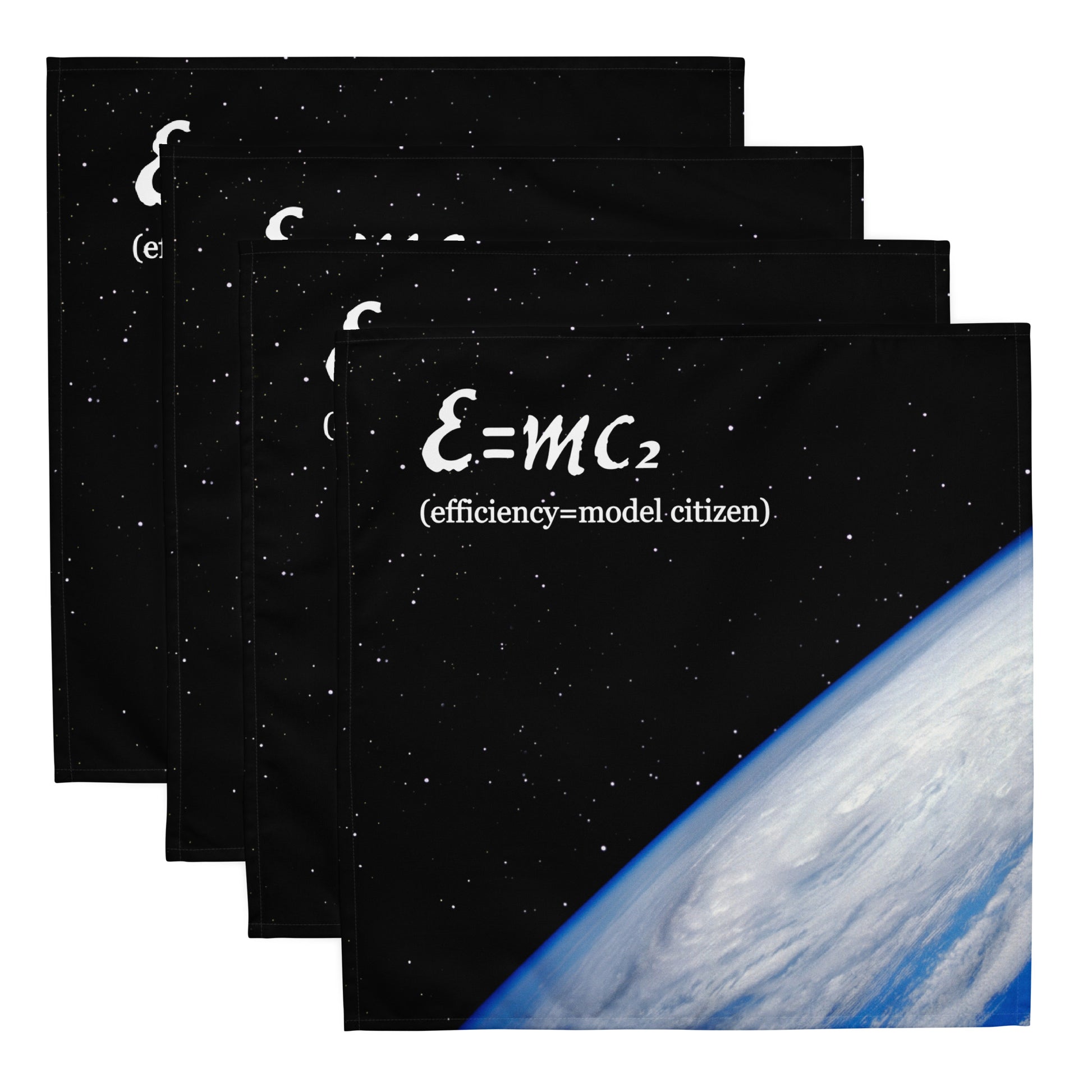 E=MC2 - Cloth Napkin Set - iSAW Company