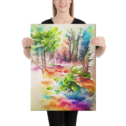 Colourwood Forest - Canvas Print - iSAW Company