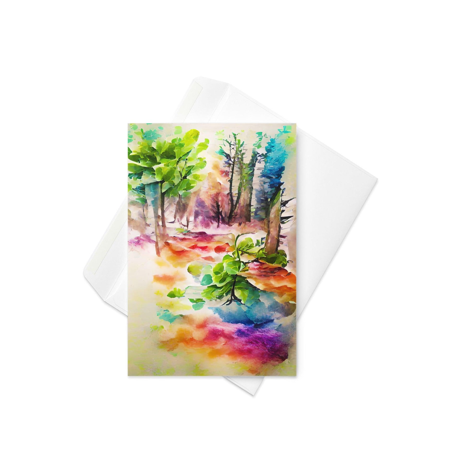 Colourwood Forest - Note Card - iSAW Company