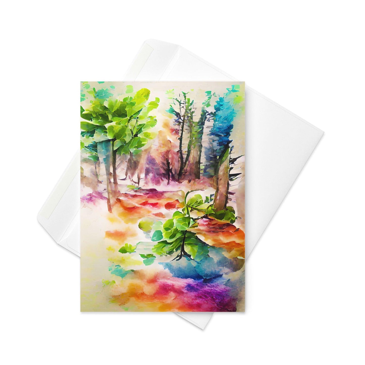 Colourwood Forest - Note Card - iSAW Company