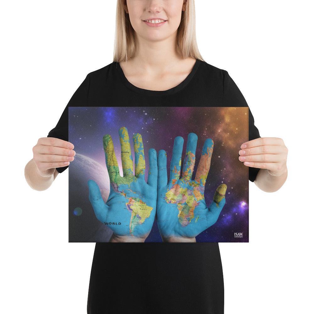 Created By God's Own Hands - Canvas Print - iSAW Company