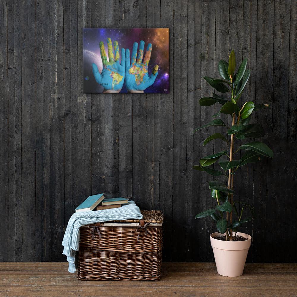 Created By God's Own Hands - Canvas Print - iSAW Company