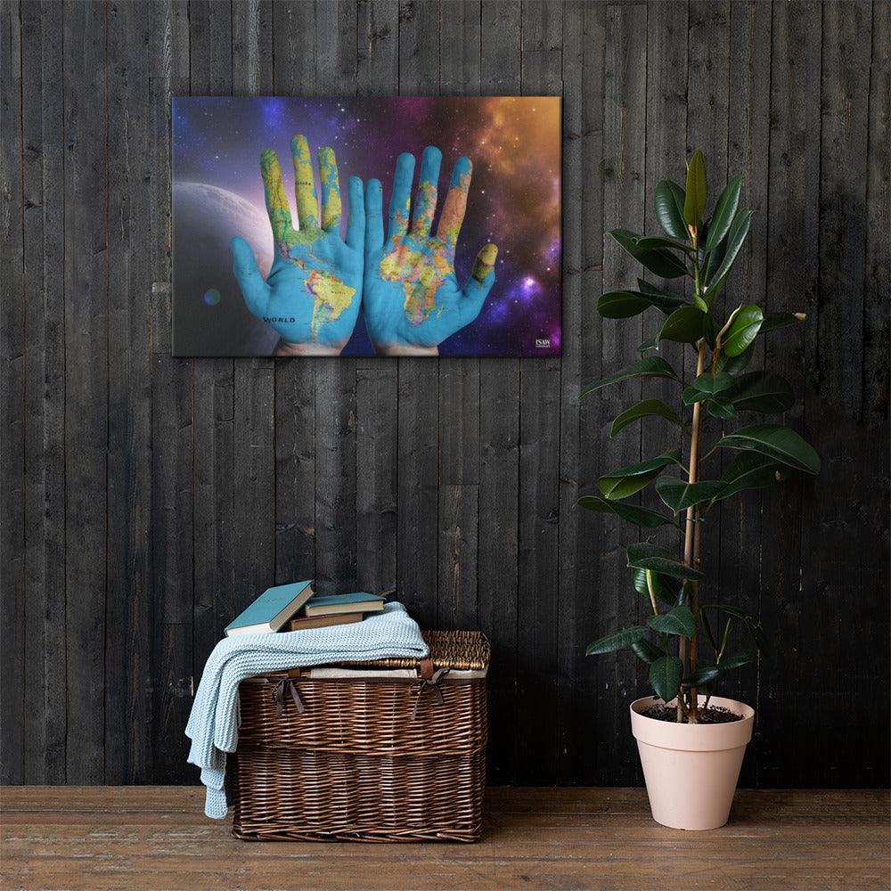 Created By God's Own Hands - Canvas Print - iSAW Company