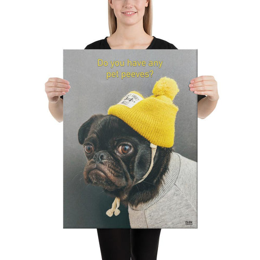 Do You Have Any Pet Peeves - Canvas Print - iSAW Company