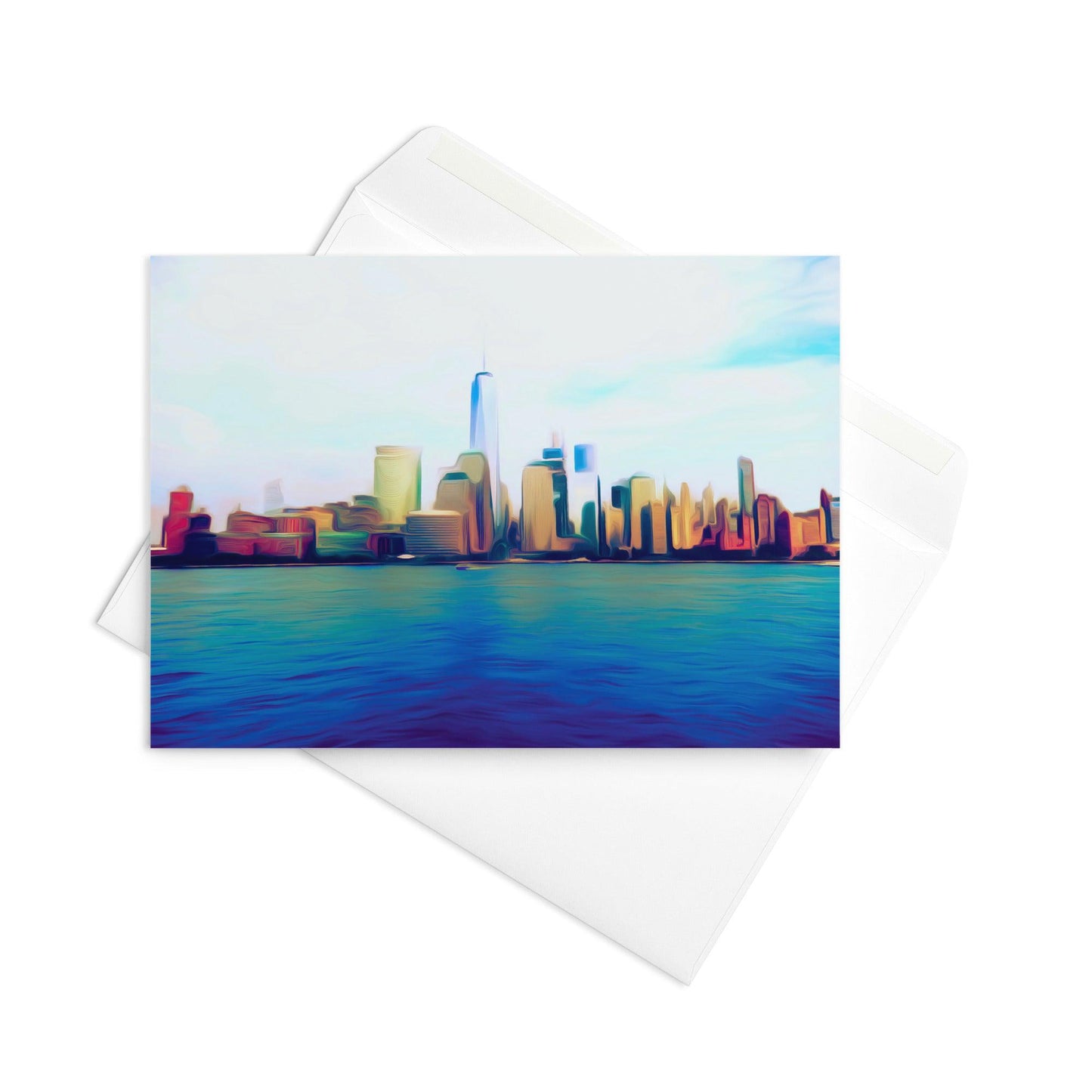 Downtown Manhattan - Note Card - iSAW Company