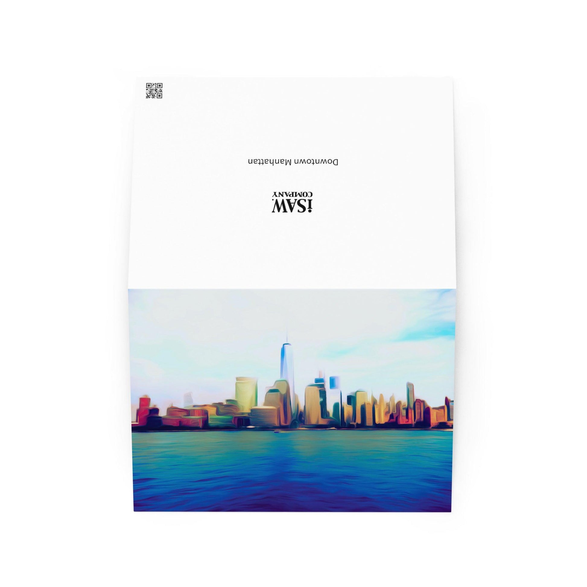 Downtown Manhattan - Note Card - iSAW Company