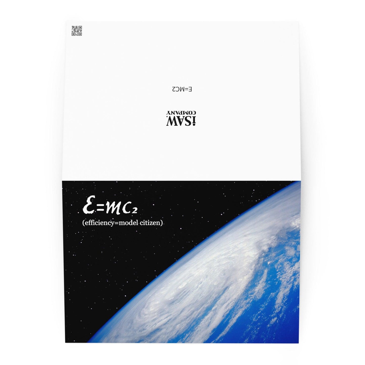 E=MC2 - Note Card - iSAW Company
