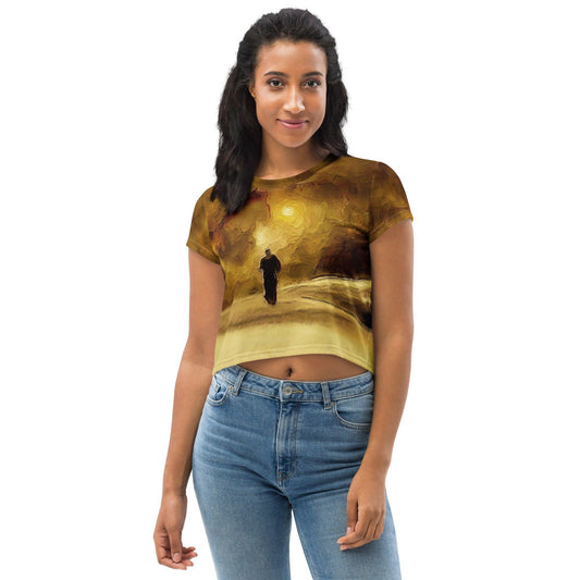 Eye Of The Sand Storm - Womens Crop Tee - iSAW Company