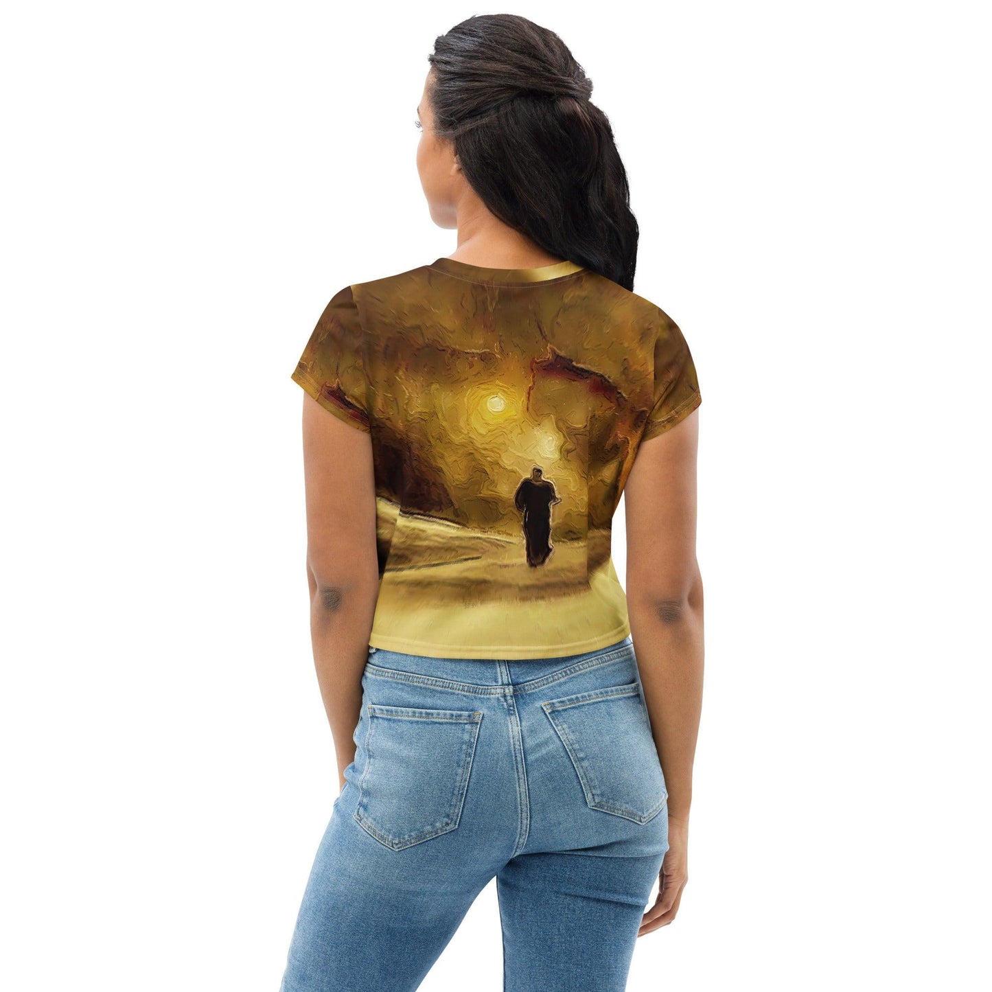 Eye Of The Sand Storm - Womens Crop Tee - iSAW Company