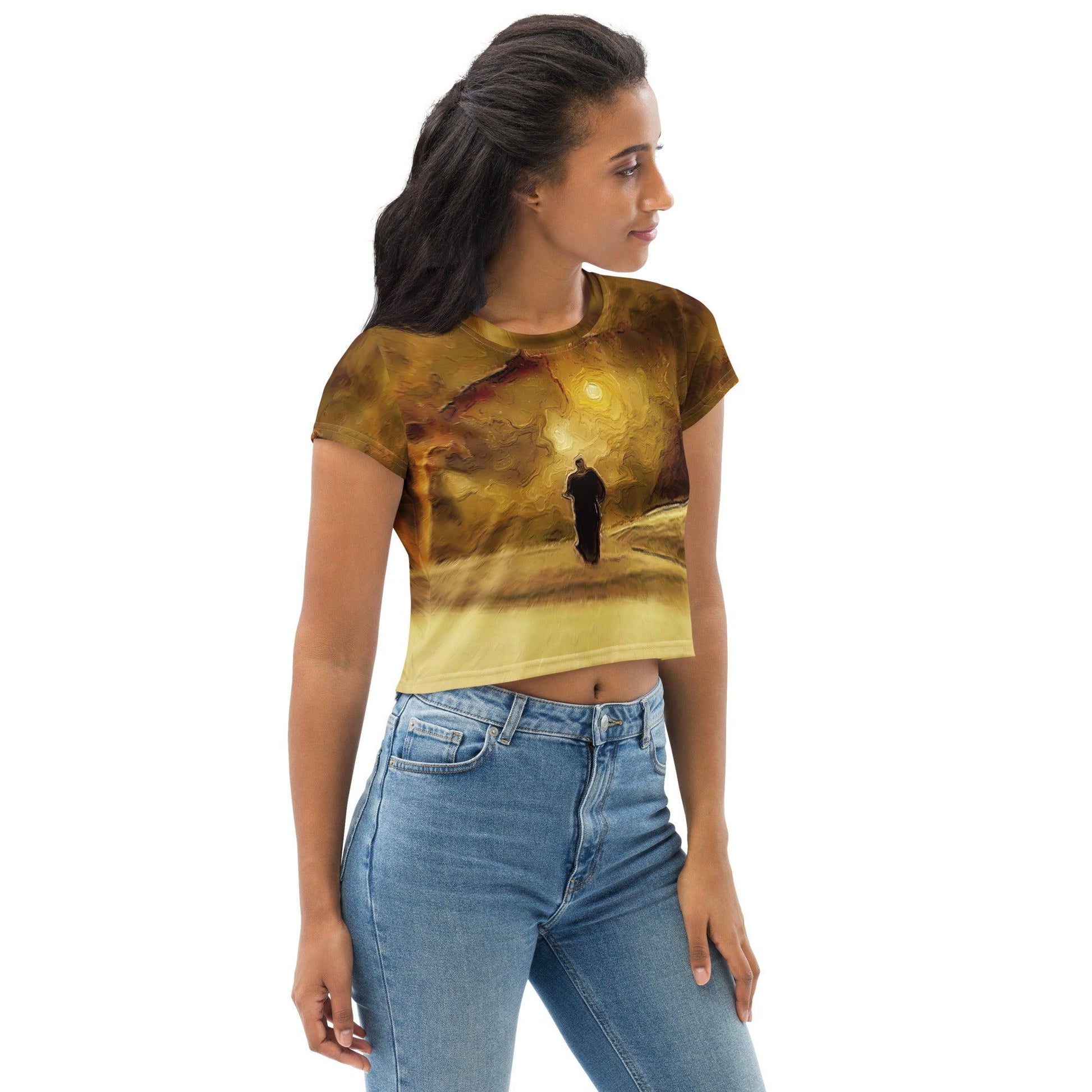 Eye Of The Sand Storm - Womens Crop Tee - iSAW Company