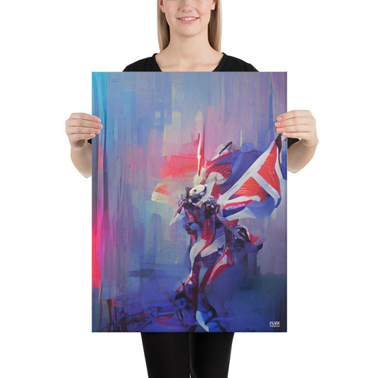 Flying Lady - Canvas Print - iSAW Company