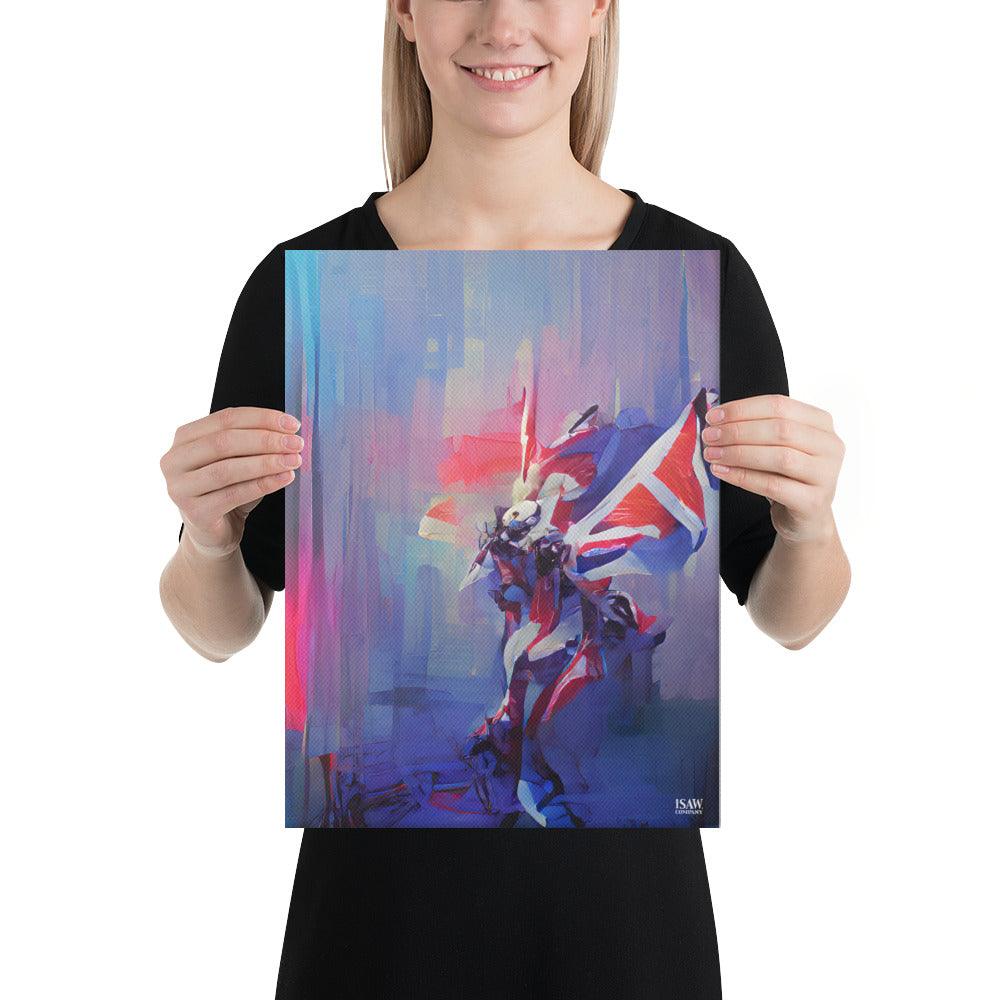 Flying Lady - Canvas Print - iSAW Company